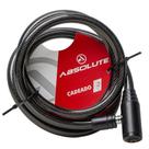 Cadeado 1.5mx12mm Espiral Com Chave Fume - Absolute