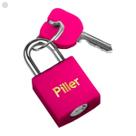 Cadeado 20mm Rosa Piller