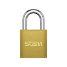 Cadeado 25mm Zamac Latonado Stam