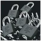 Cadeado 3f Latão 45mm Preto Fosco - 3f do Brasil