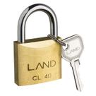 Cadeado 40mm Latão com Segredo Unificado Land
