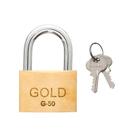 Cadeado 50mm Latão Gold GCC200007