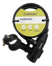 Cadeado Bicicleta Elleven Cabo Aço Bike Revestido 1mt X 6mm Chave