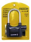 Cadeado bomvink com alarme forte resistente