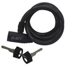 Cadeado Cabo Aço 1,2mx12mm Concept Basic Chave Preto Cadeado Cabo Aço 1,2mx12mm Concept Basic Chave Preto