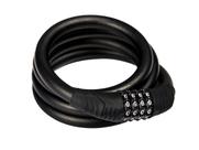 Cadeado Cabo Aço 1,2mx12mm Concept C/ Trava Segredo Preto
