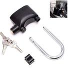 Cadeado Com Alarme 2 Em 1 Sensor Movimento Anti Roubo Sirene 110db Haste Longo Curto Moto Portao Carro Sonoro