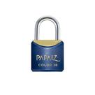Cadeado com Chave 30mm Latão Azul Color Line Papaiz