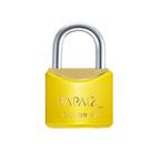 Cadeado com Chave CR40 Latão Amarelo Color Line Papaiz