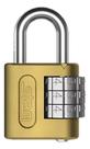 Cadeado Com Segredo 25Mm Dourado Em Aço Profissional Stam