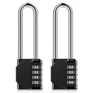 Cadeado combinado AIHYTU de 3,2 polegadas Ultra Long Shackle, pacote com 2