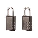 Cadeado de Combinação Master Lock 647EC2 Preto - Pacote com 2