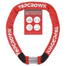 Cadeado de corrente para bicicleta Topcrown 100 cm em metal com combinação de 5 dígitos