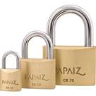 Cadeado de Latão Cr-70 para Portões e Armários Dourado com 2 Chaves Segurança e Robustez Papaiz Cadeado de Latão Cr-70 para Portões e Armários Dourado com 2 Chaves Segurança e Robustez Papaiz