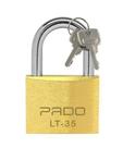 Cadeado De Latão Pado Lt 35mm 2 Chaves Não Enferruja