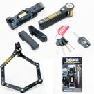 Cadeado dobrável Onguard K9 8116 79 cm preto e amarelo