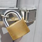 Cadeado Dourado Com Chave 50mm Antifurto Para Segurança Portões Janelas