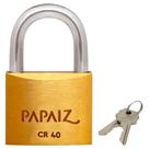 Cadeado em latão cr40 - papaiz - Papaiz