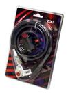 Cadeado espiral segredo/chave 12x1500mm