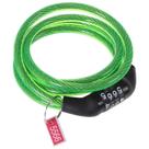 Cadeado flexivel c/segredo 1,3m Verde