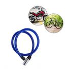 Cadeado Flexível Para Moto Com Chave Trava Segurança 1m