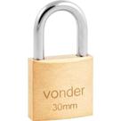 Cadeado latão 30mm haste normal - Vonder Cadeado latão 30mm haste normal - Vonder