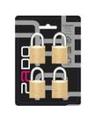 Cadeado latao pado lt 30 kit com 4 unid 51003002 Cadeado latao pado lt 30 kit com 4 unid 51003002