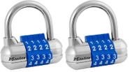 Cadeado Master Lock 1523D Defina sua própria combinação, pacote com 2