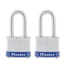 Cadeado Master Lock 3TLF em Aço Laminado com Chave - Pacote com 2