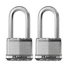 Cadeado Master Lock M5XTLH Magnum Heavy Duty Outdoor, pacote com 2 Cadeado Master Lock M5XTLH Magnum Heavy Duty Outdoor, pacote com 2