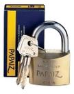Cadeado Papaiz 60mm Com Chave Tetra Cor Dourado