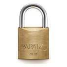 Cadeado Papaiz Cr 35 Mm P/portão Janela Cofre Baú Porta Mala Cor Dourado