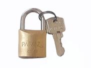 Cadeado Papaiz CR25 com mesmo Segredo 3224 Unificado