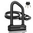 Cadeado para Bicicleta NDakter U-Lock com Arco de 18 mm, cabo de 1,8 m e 1,8 kg
