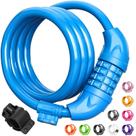 Cadeado para Bicicleta Titanker Cabo Resetável de 1/2 Polegada e 1,2 m