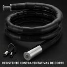 Cadeado para Bike com Chave Forte e Seguro Moto Bicicletas Proteção Segurança Contra Cortes