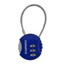 Cadeado Para Mala de viagem Segredo numérico Azul Soprano