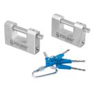 Cadeado PULLMAN Heavy Duty Keyed Alike 80 mm de alta segurança (pacote com 2) Cadeado PULLMAN Heavy Duty Keyed Alike 80 mm de alta segurança (pacote com 2)