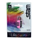 Cadeado Segredo 20mm Life Colors Rosa - Stam