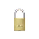 Cadeado Segurança Stam Original Zamac Latonado 20mm Stam