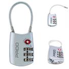 Cadeado Senha 3 Segredo Código Mala Tsa Viagem Prata Pado