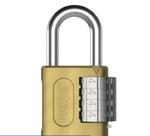 Cadeado Stam Com Segredo Latonado 40mm