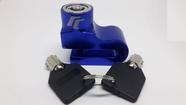 Cadeado Trava Anti Furto Para Disco Freio Moto Azul Cadeado Trava Anti Furto Para Disco Freio Moto Azul