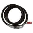 Cadeado trava bicicleta bike roda 8mm segredo cabo 1 metro aço espiral revestido pvc flexível antifurto segurança