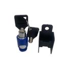 Cadeado Trava Disco Moto Freio Antifurto Universal ( Azul ) - Generic