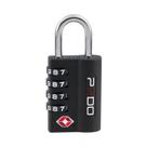 Cadeado TSA Executive 4 Segredos Preto Pado