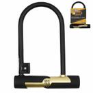 Cadeado U-Lock Onguard OG 5816 com chave preto e dourado