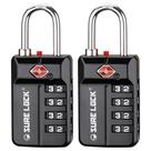 Cadeados de Bagagem TSA Sure Lock com Alerta de Abertura
