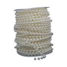 Cadeia De Pérolas ABS De Dupla Fileira Para Vestido De Casamento, Acessórios De Joias DIY 3-10mm