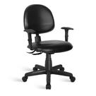 Cadeira Ágata Executiva Back System Braço Regulável Revestimento Sintético Preto